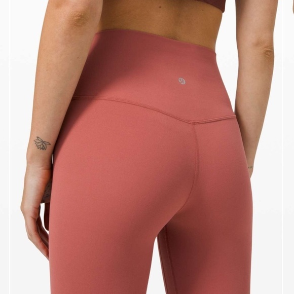 Lululemon Align Crop in Soft Cranberry sz 8 - Picture 4 of 7